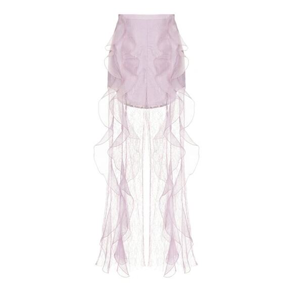 NWT Alice McCall Lilac Valerie Ruffle Lace Pants (Size 0) $350 - Picture 1 of 16